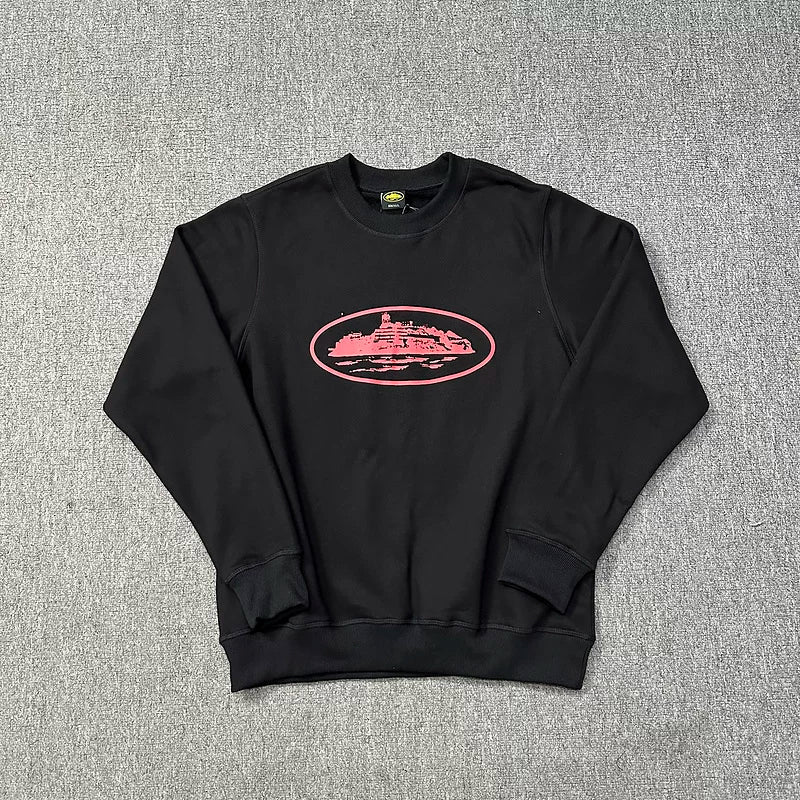 Corteiz Oval Logo Crewneck Sweatshirt Multi‑Colors