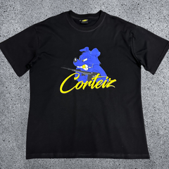 CORTEIZ Devil's Island Short sleeved Cotton Round Neck Printed American Street Loose T-shirt 2024 Spring New INS Trendy Brand (82)