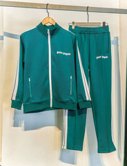 palm棕榈天使Angels侧边条纹情侣彩虹套装校园男女休闲厚棉长裤子 (7)