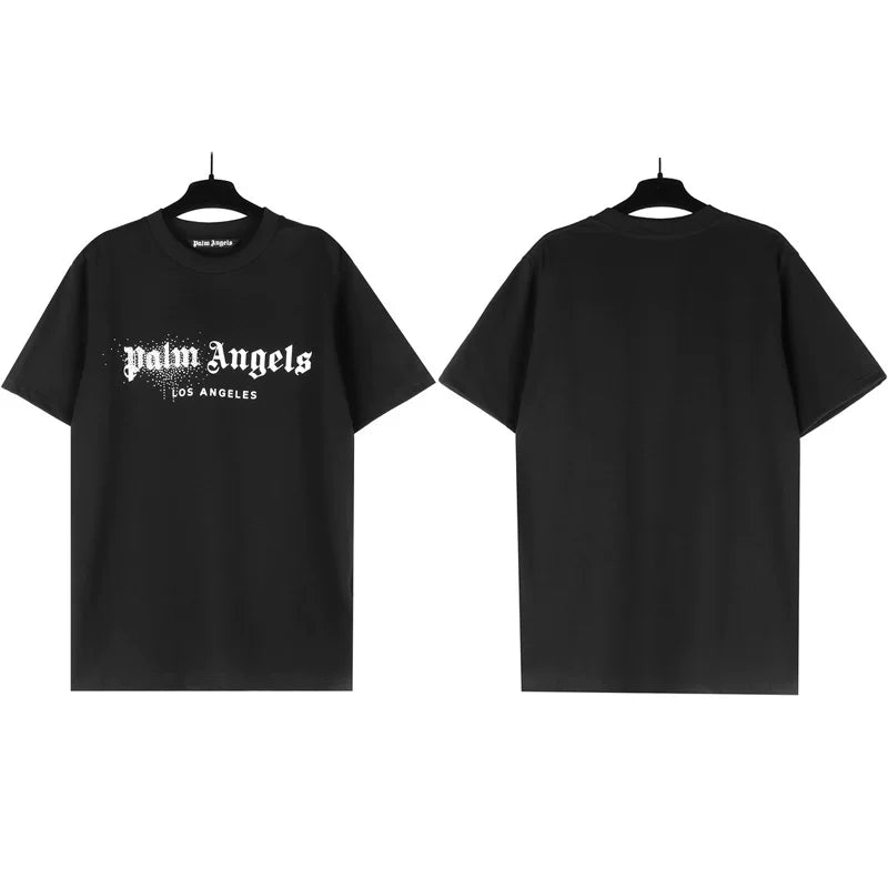 Correct version PALM short sleeved palm angel decapitated bear cartoon bear Angels butterfly print T-shirt men's and women's half sleeves (28)