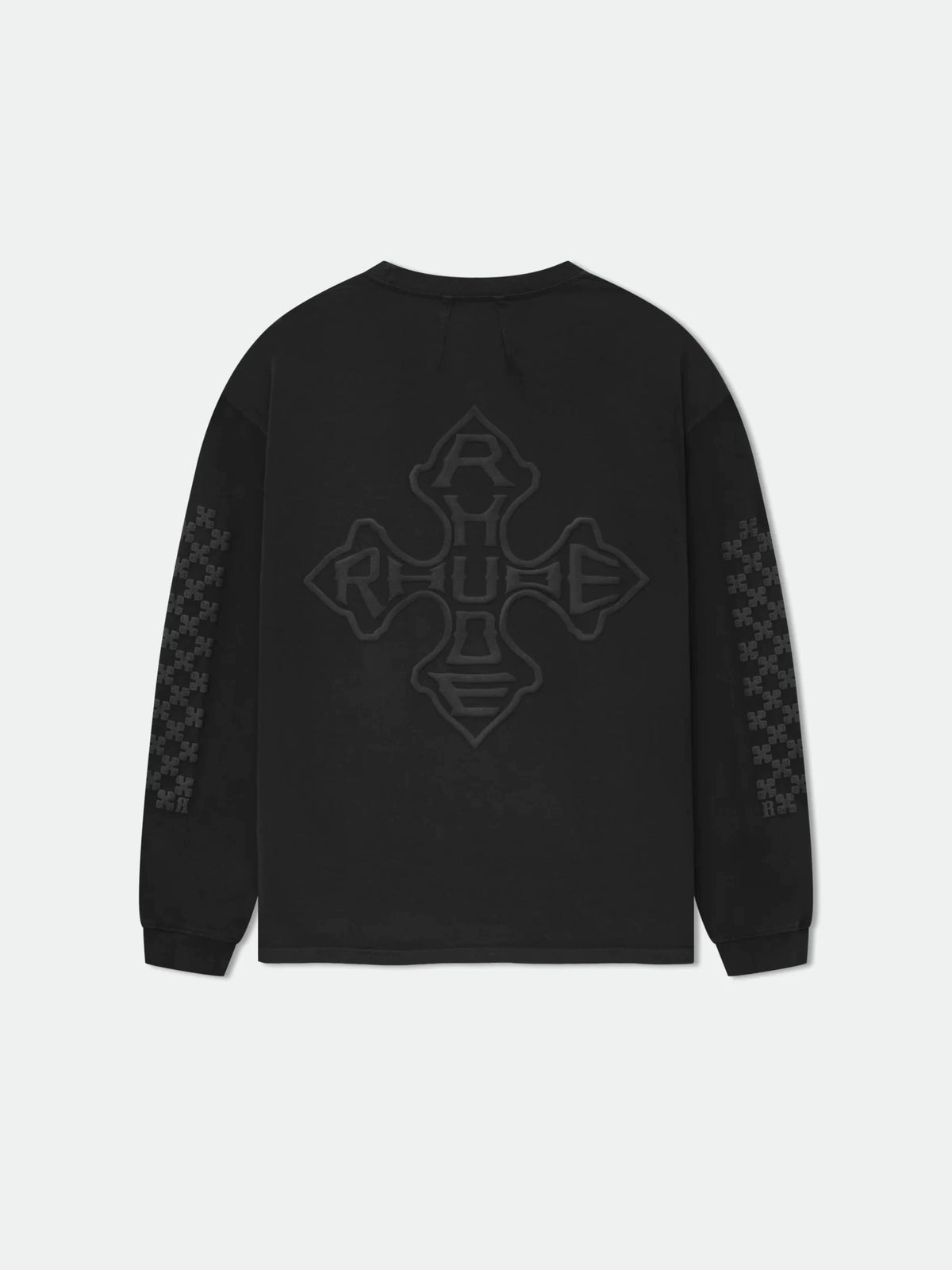 RHUDE美式复古字母印花连帽卫衣男女宽松休闲百搭情侣外套上衣潮 (5)
