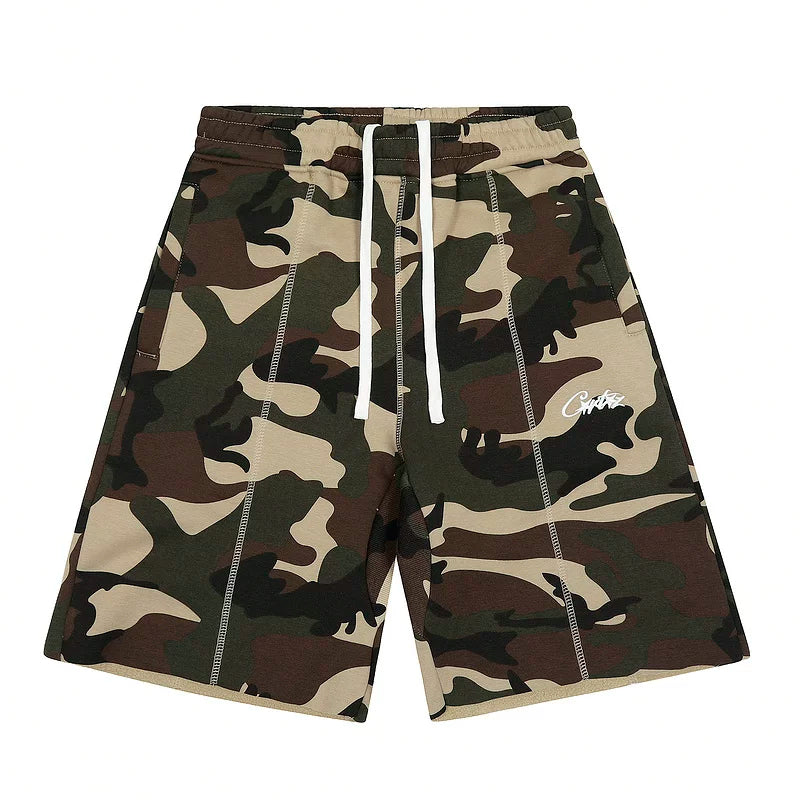 Corteiz Multi‑Color Casual Shorts Camo & Solid Color