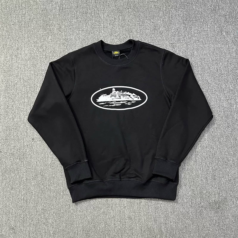 Corteiz Oval Logo Crewneck Sweatshirt Multi‑Colors
