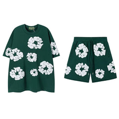 Denim Tears Green Cotton Wreath Matching Set