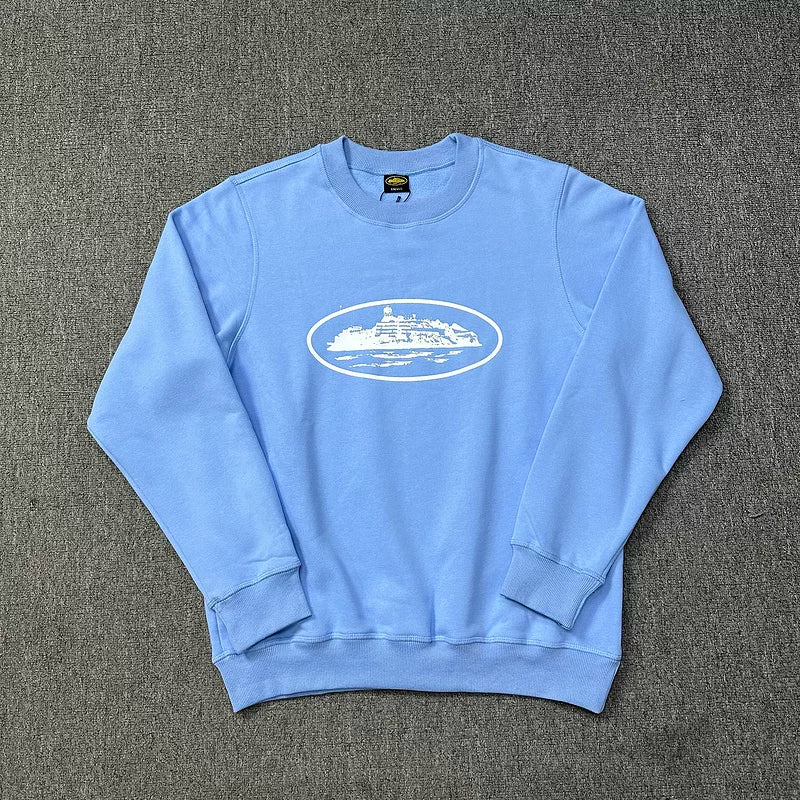 Corteiz Oval Logo Crewneck Sweatshirt Multi‑Colors