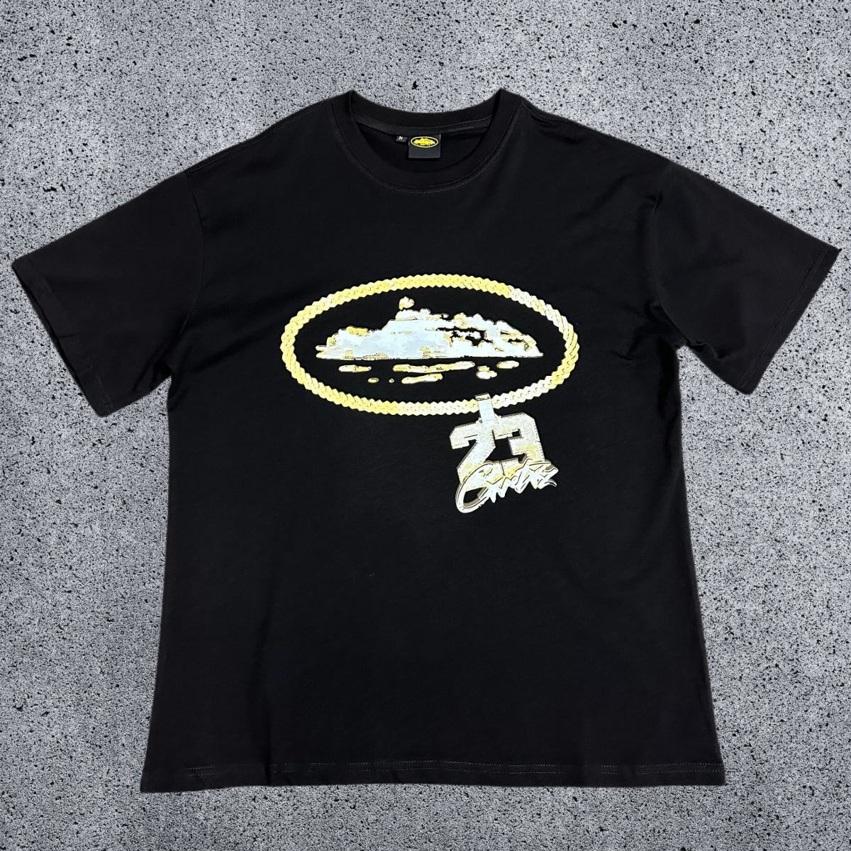 CORTEIZ Devil's Island Short sleeved Cotton Round Neck Printed American Street Loose T-shirt 2024 Spring New INS Trendy Brand (25)