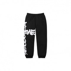 SUPREME Trendy SWEATPANTS Street Street Trendy Men's Loose Velvet Waist Pants Leg Tight Sports Pants Casual (18)