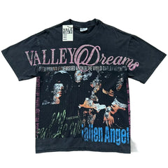 Valley Dreams Vintage Graphic T-Shirt Washed Black
