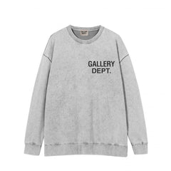 GALLERY DEPT秋季新款扎染拉炼开衫厚棉T高街复古纯棉宽松连帽外套 (9)