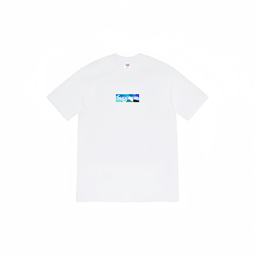Heavy Cross border Trendy Supreme Letter Printed T-shirt BOX Round Neck Short Sleeve Men's and Women's Loose Casual T-shirt Men's and Women's (10)