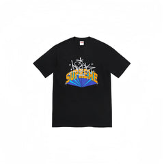 Heavy Cross border Trendy Supreme Letter Printed T-shirt BOX Round Neck Short Sleeve Men's and Women's Loose Casual T-shirt Men's and Women's (22)