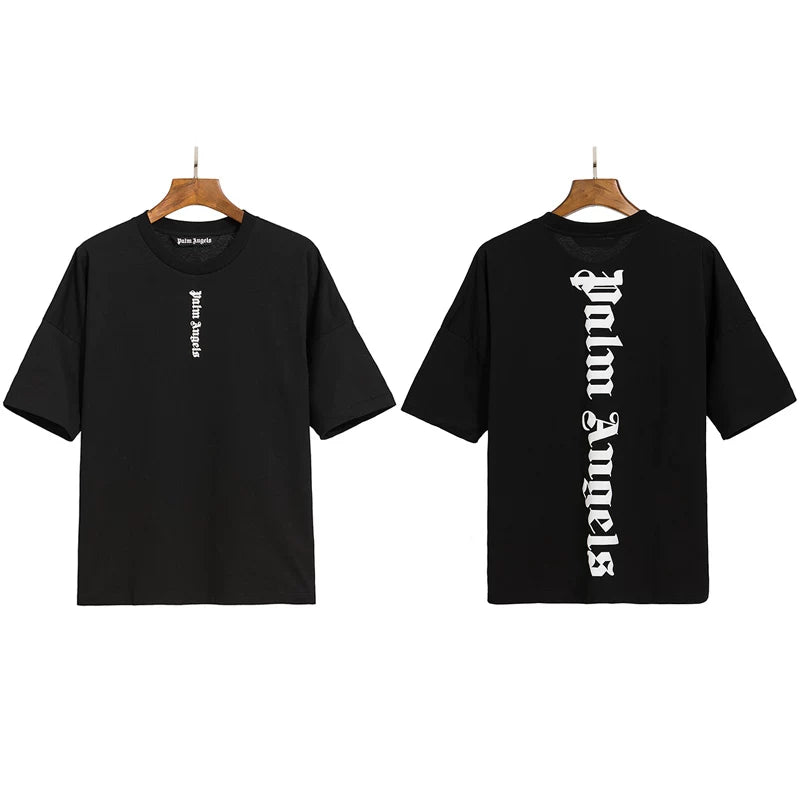 Correct version PALM short sleeved palm angel decapitated bear cartoon bear Angels butterfly print T-shirt men's and women's half sleeves (60)