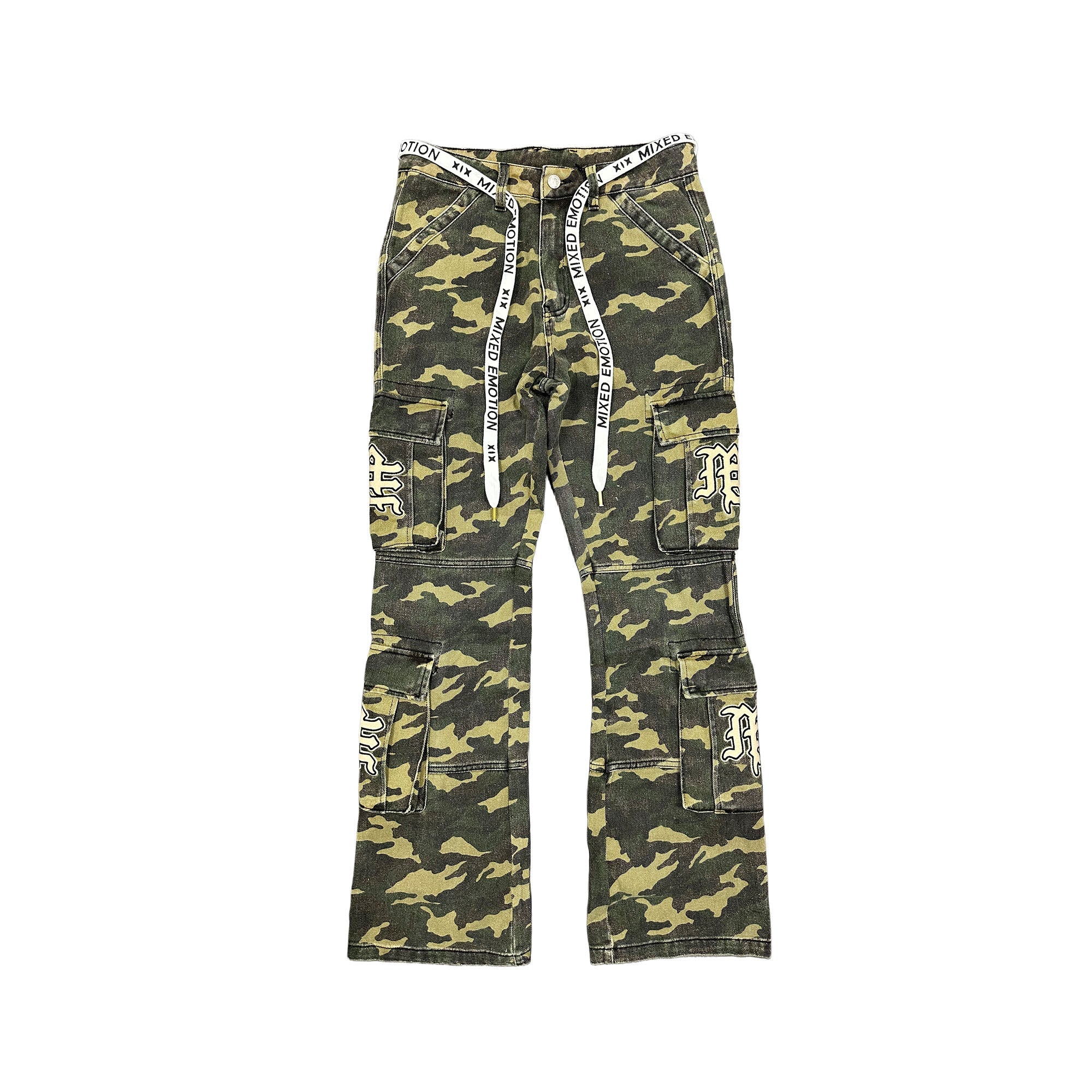 MIXED EMOTION  Camo Cargo Pants