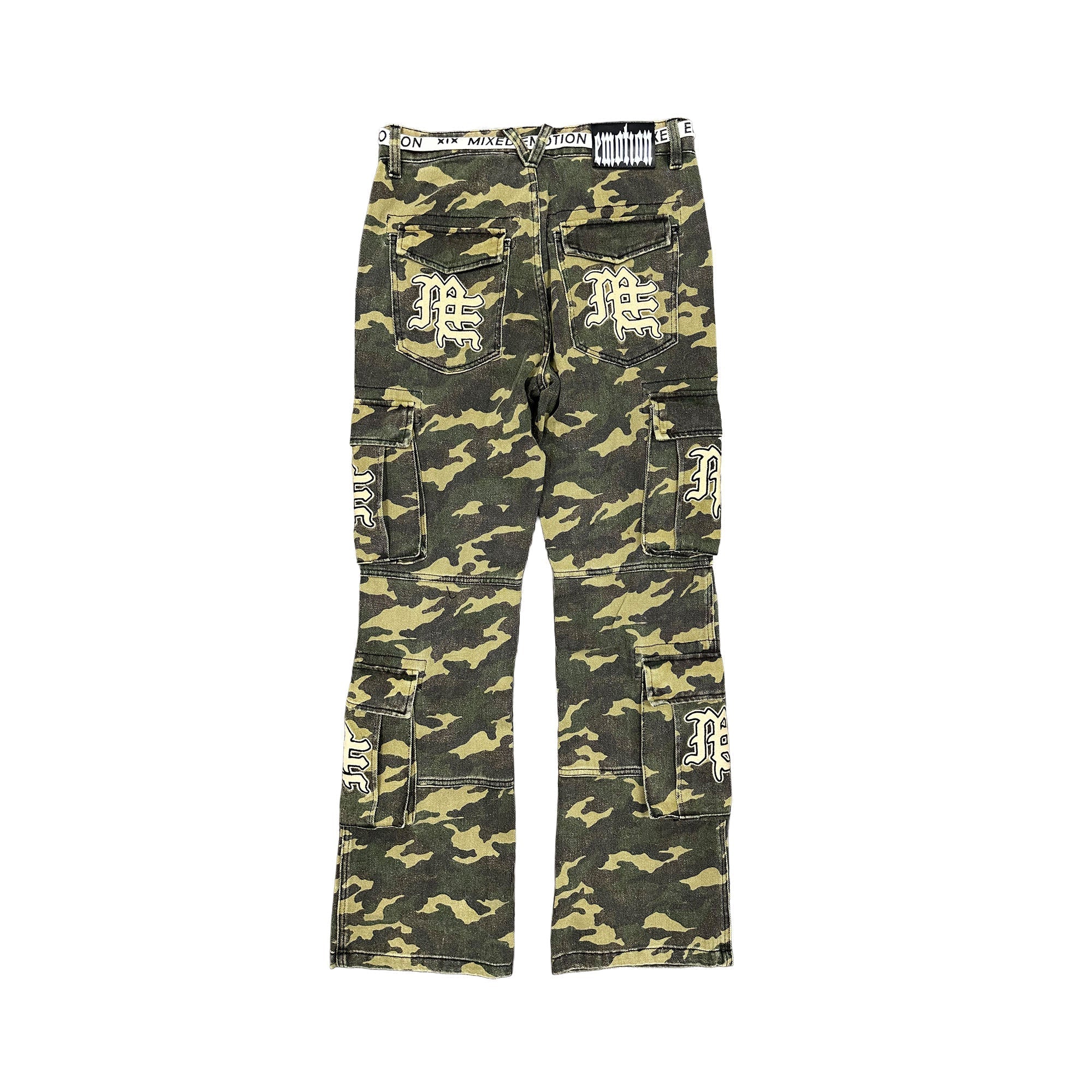 MIXED EMOTION  Camo Cargo Pants