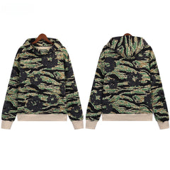 Denim Tears Green Tiger Stripe Camo Dark Floral Pullover Hoodie
