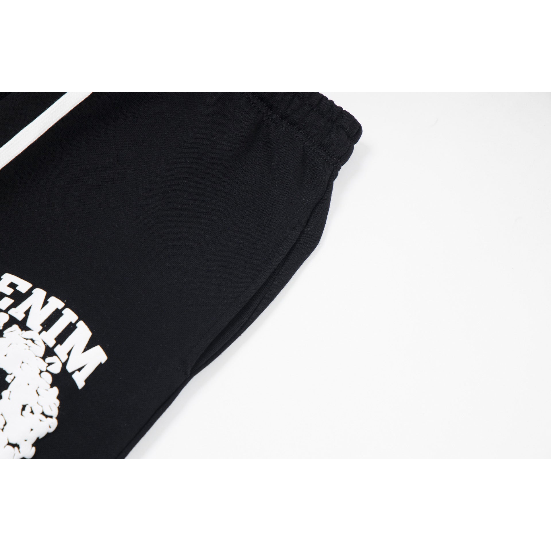 Denim Tears Black Skull Graphic Cuffed Sweatpants