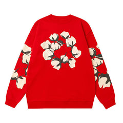 Denim Tears Red Crewneck Sweatshirt