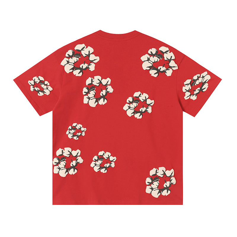 Denim Tears Red Wreath Tee