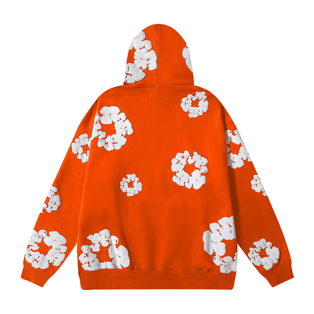 Denim Tears Orange Hoodie & Sweatpants Set